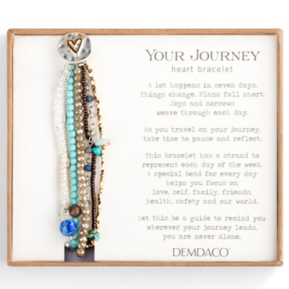 New Demdaco Your Journey Heart Beaded Bracelet 25$